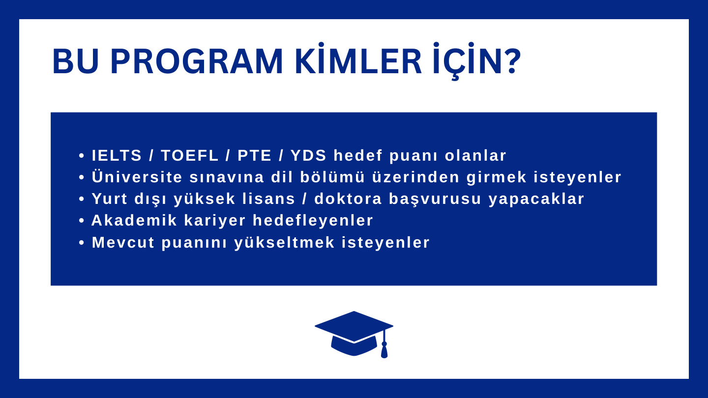 PTE Academic Programı sayfa 3